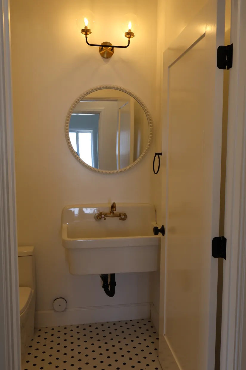 Bathroom sconces and fixtures, installed by ElitePhase Electric