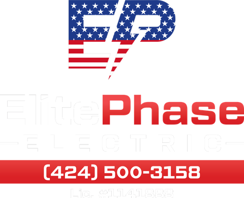 ElitePhase Electric logo with phone number and license
